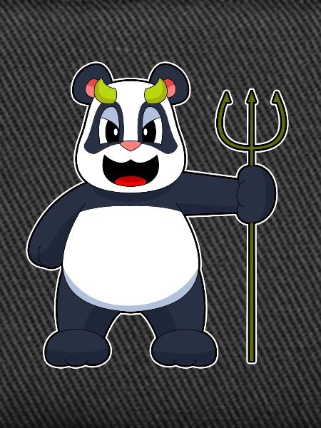 Panda Halloween Devil