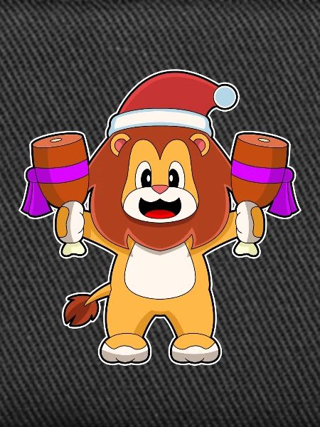 Löwe Weihnachten Fleisch