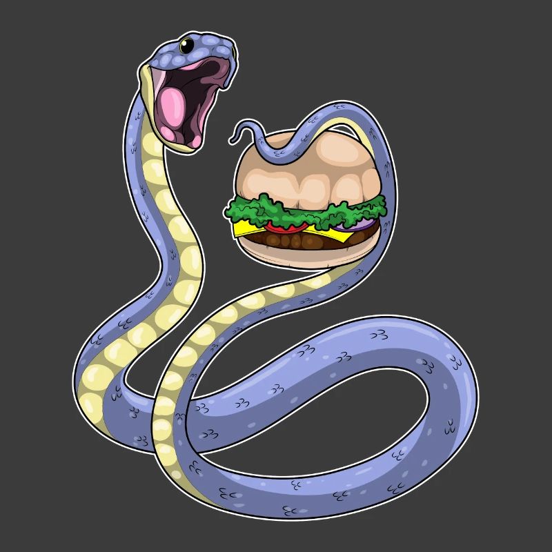 Cheeseburger serpent
