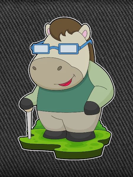 Pferd Brille