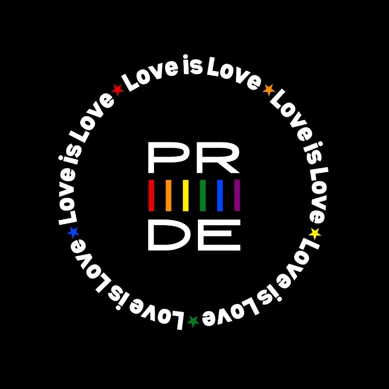 Pride Love is Love Feiern Sie den Pride Month