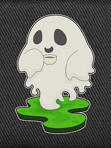 Ghost Halloween Coffee