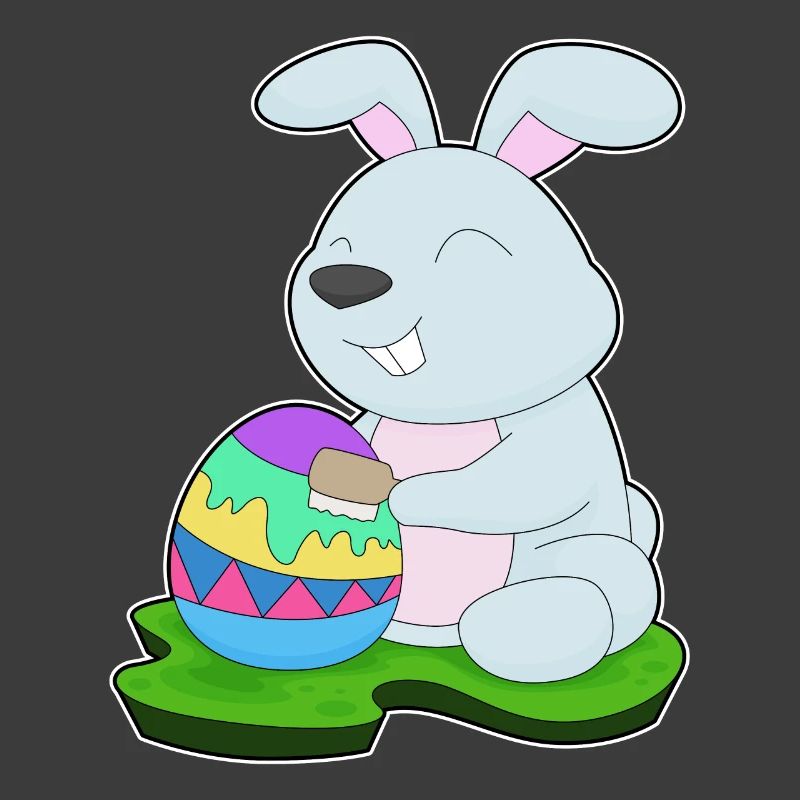 Oeuf de Pâques lapin