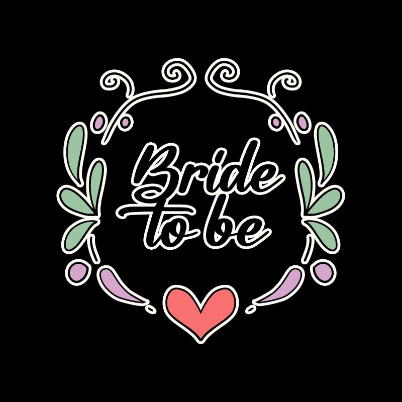 Motif de dicton de mariée
