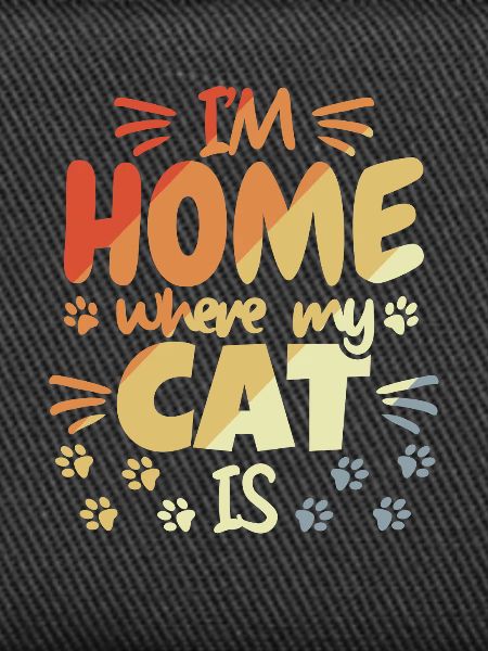 Cute cat saying