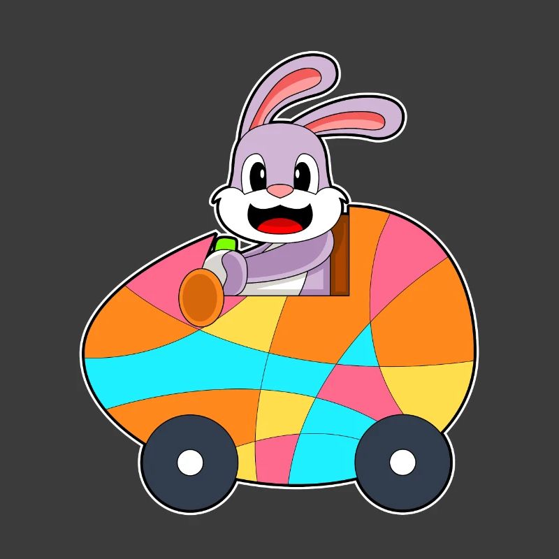 Bunny Easter Car