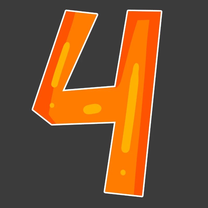 4 oranges