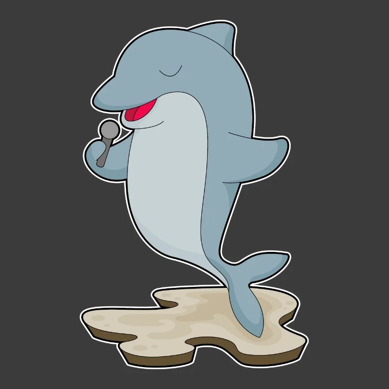 Musique du microphone Dolphin Singer