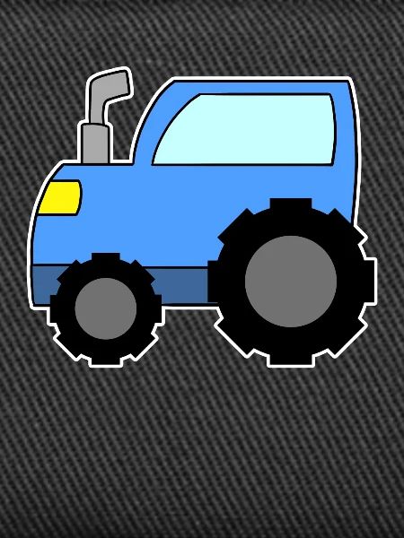 Tractor Blue