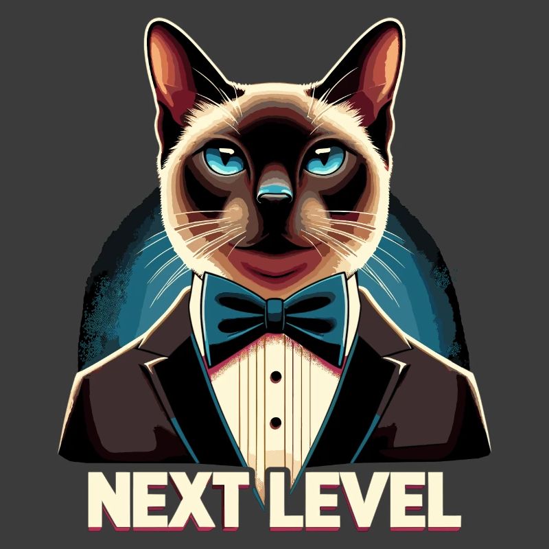 Siamese Cat Siamese Cat Next Level Suit Gift