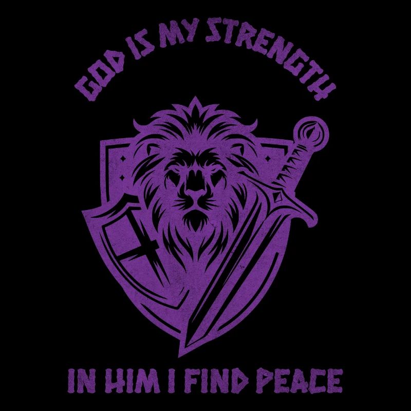 Löwenheld Kampfgeist Wappenshield Design