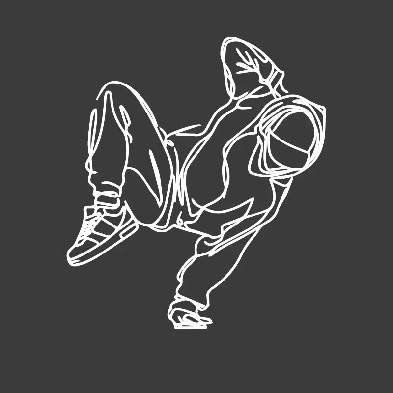Breakdancer Drawing