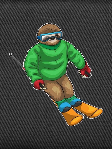 Sloth Skier Ski