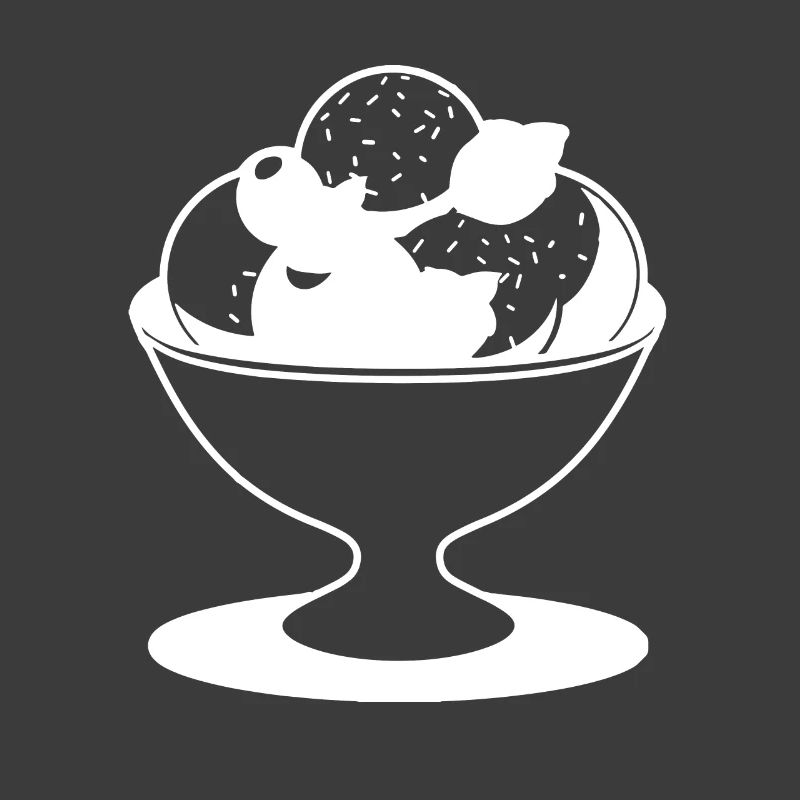 Ice cream sundae Drawing