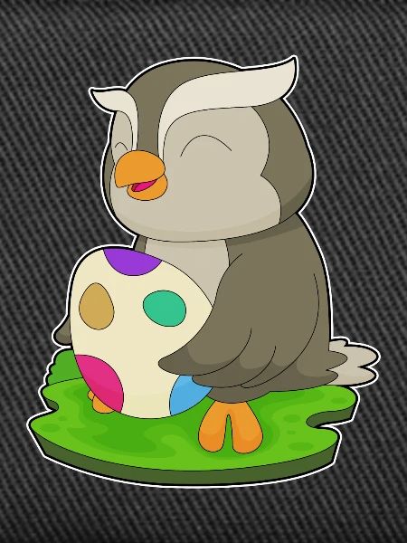 Owl Easter Easter Egg