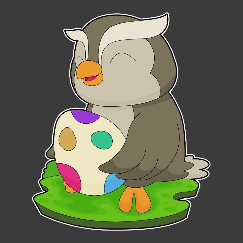 Owl Easter Easter Egg