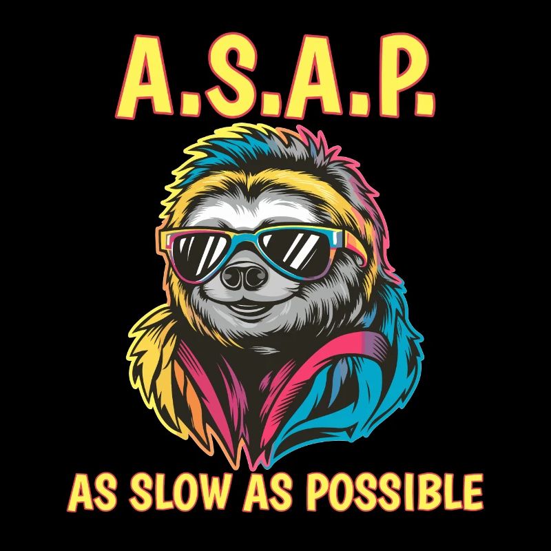 ASAP Aussi Lent Que Possible Lunettes de soleil Sloth Cool