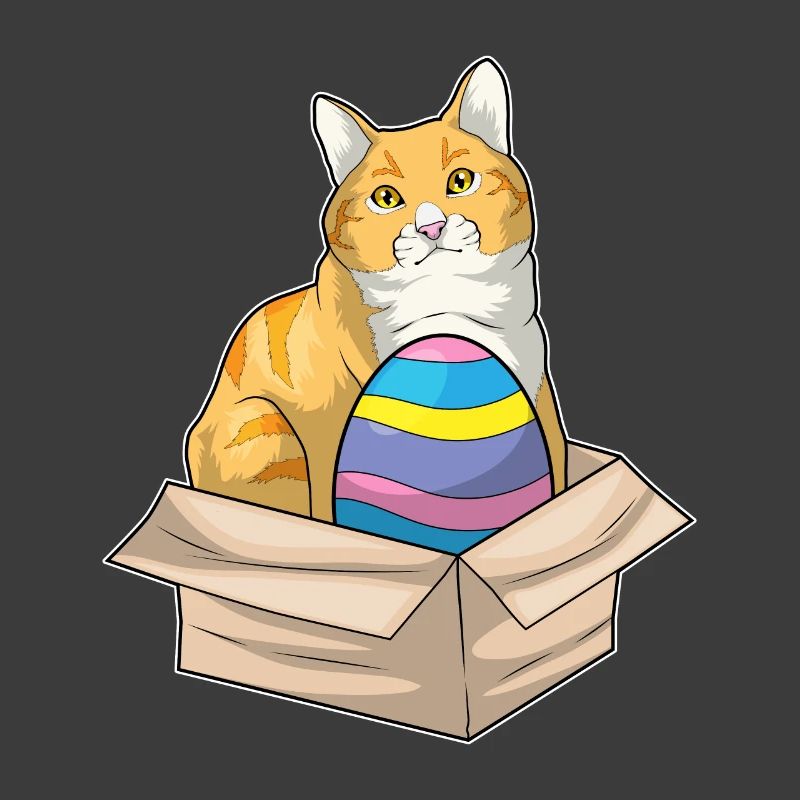 Cat Easter Easter Egg