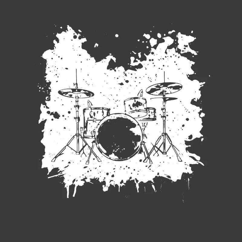 Drumkit Zeichnung