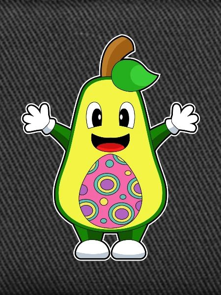 Avocado Ostern Osterei