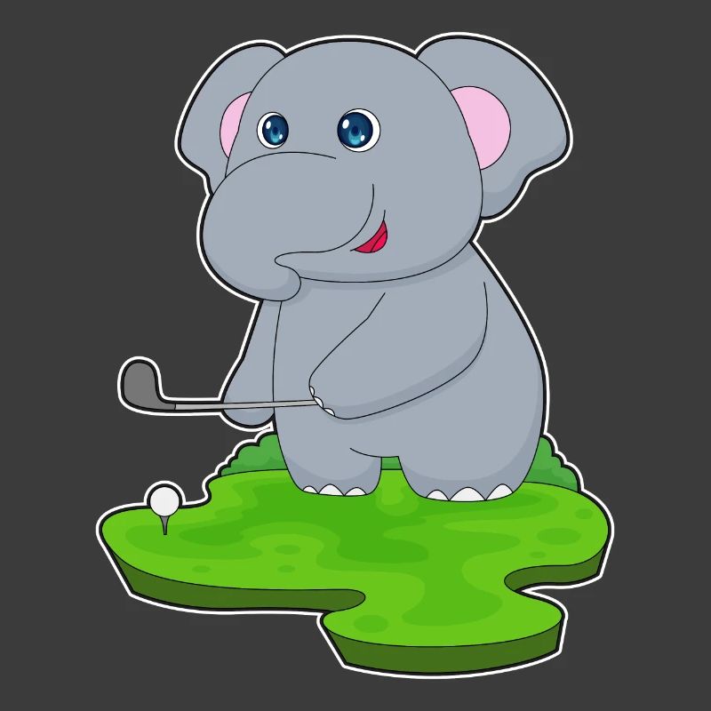 Elefant Golf Golfschläger