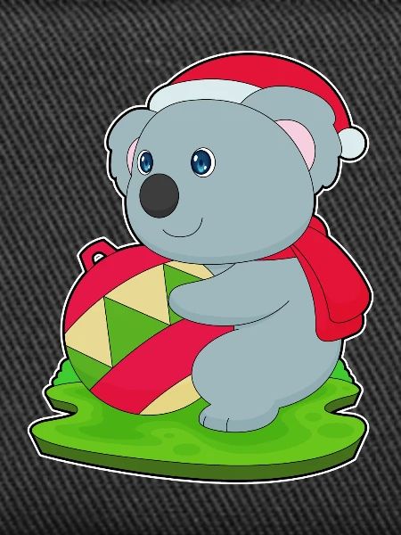 Koala Christmas Christmas Bell