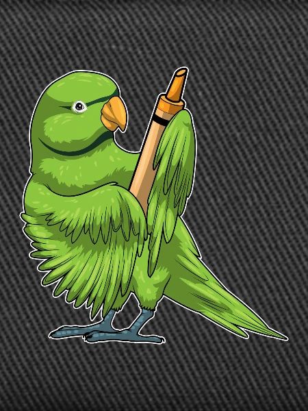 Parrot Student Crayon School