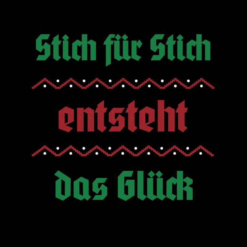 Stitch by stitch, happiness arises