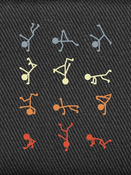 Figurines bâton breakdancer