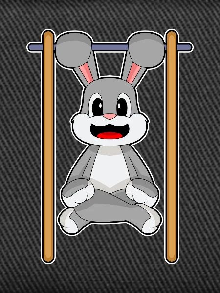 Bunny Bodybuilder Pull-ups Bodybuilding