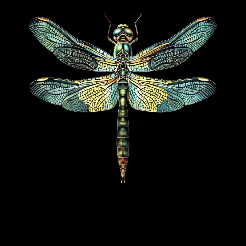 Libellule Libellule Ailes Colorées Libellules Mignonnes