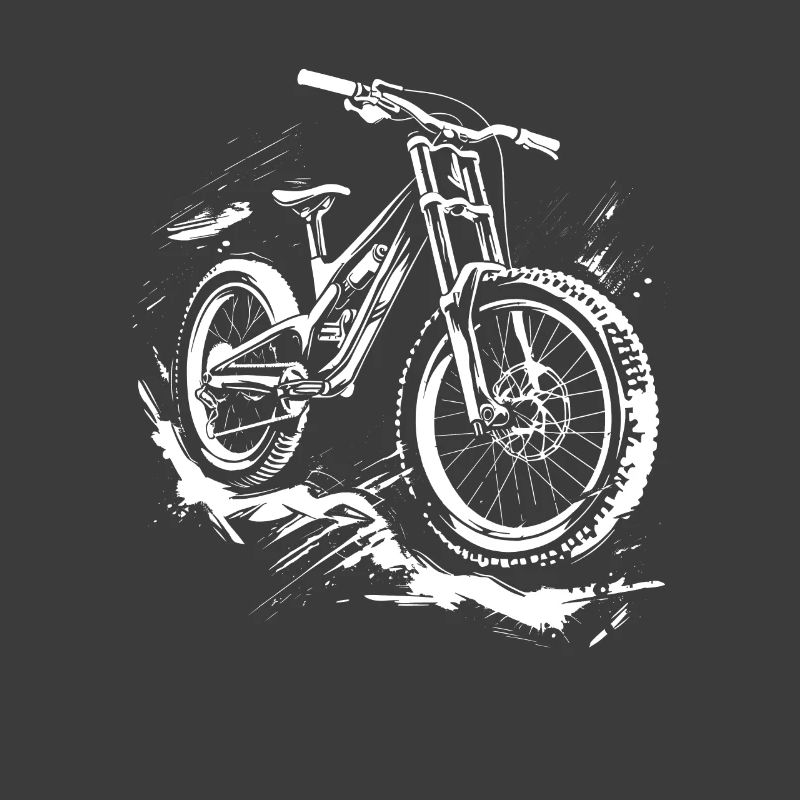 Mountain Biker Drawing