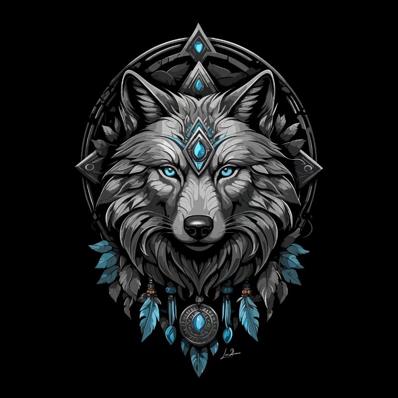 Loup arctique viking