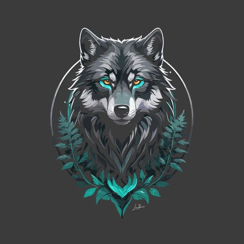 Loup arctique forestier