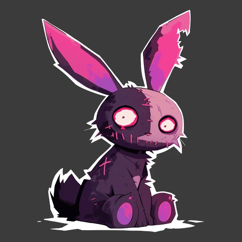 Goth Bunny Doll Bunny Gothic Doll Grunge Gift