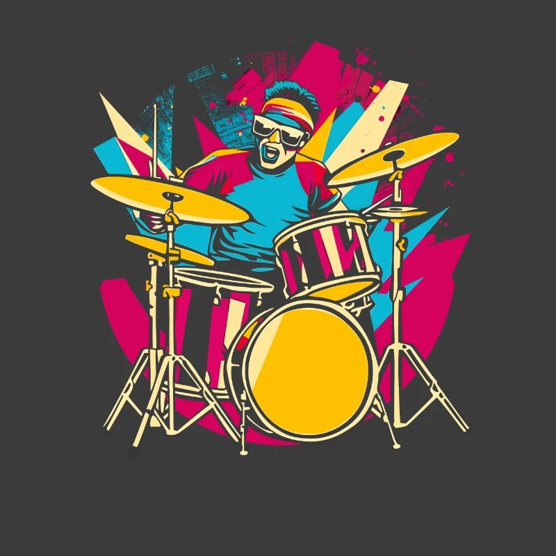 Schlagzeuger Synthwave