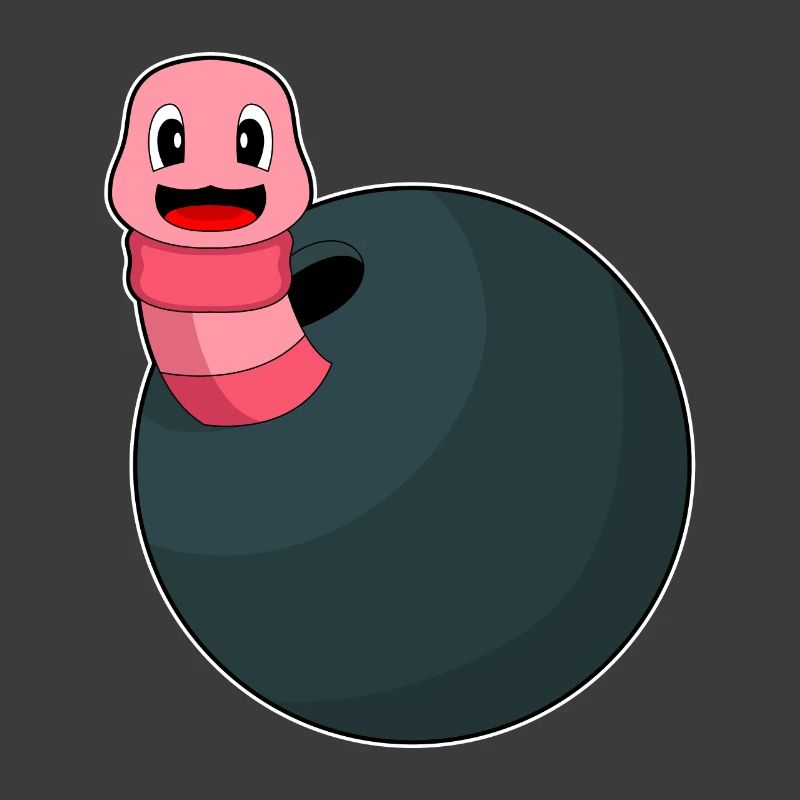 Worm Bowling Boule de bowling