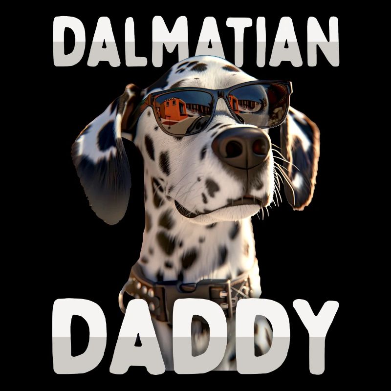 Dalmatiner Daddy Hunde Papa Vater Vatertag Dad