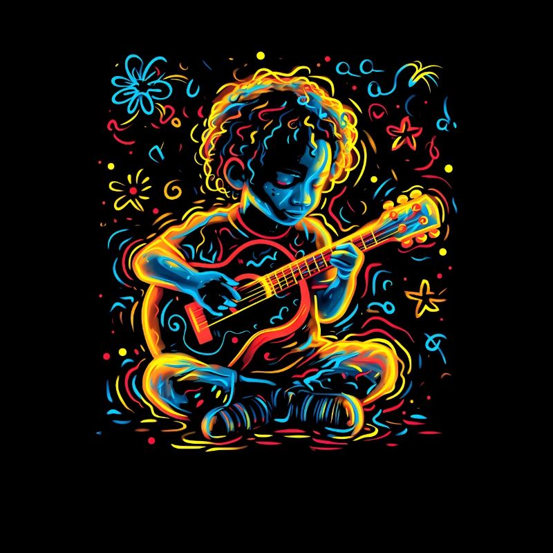 Small Ukulele Player