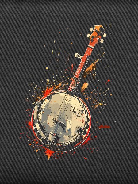 Banjo Farbklecks