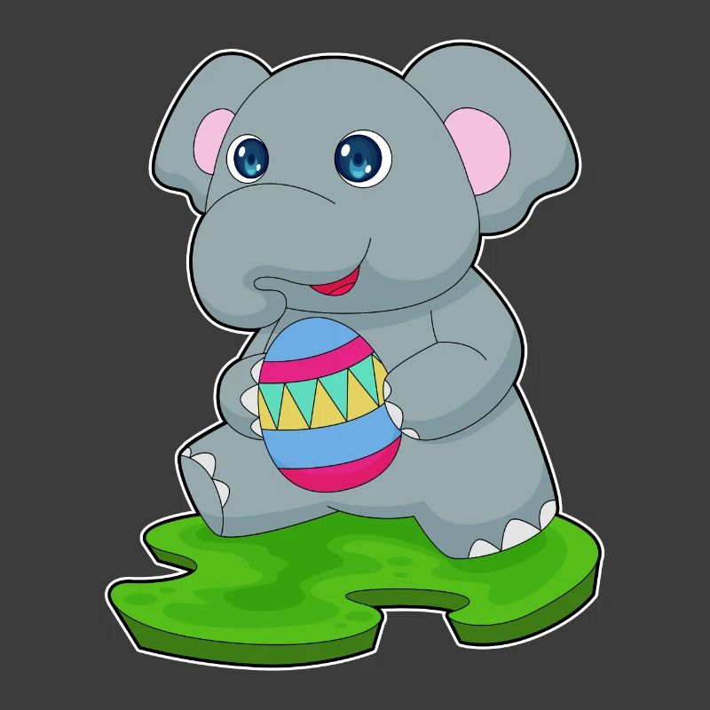 Oeuf de Pâques éléphant