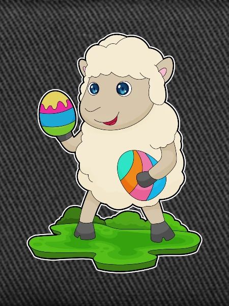 Sheep Easter Easter Eggs