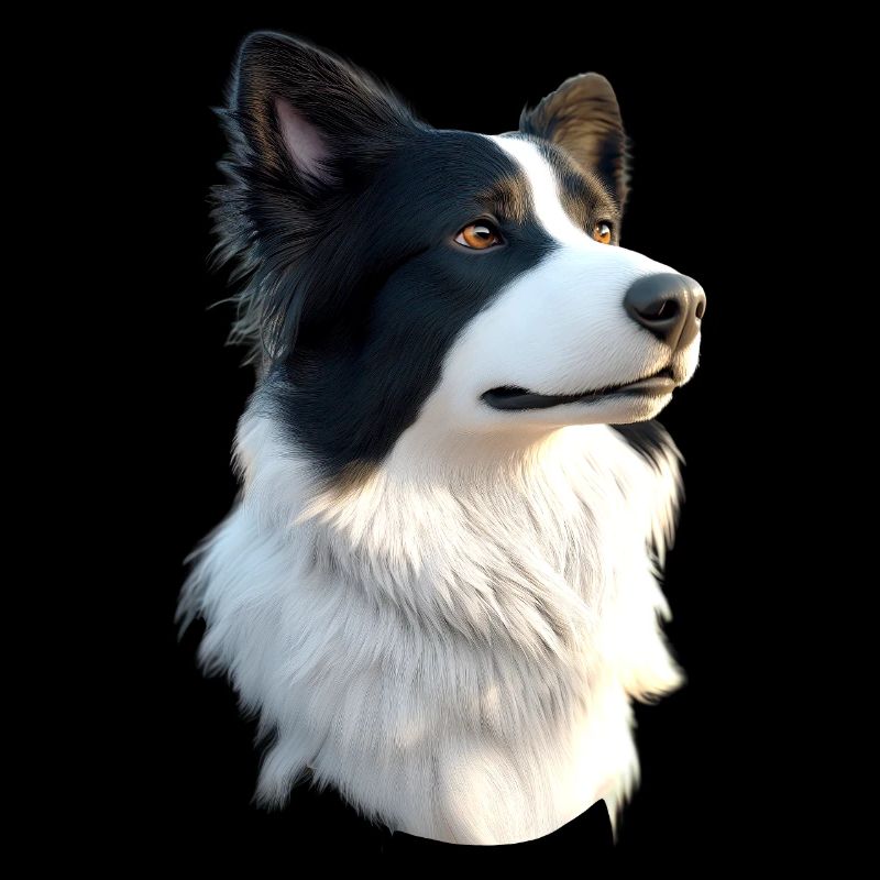 border collie chien amoureux chiot mignons collies