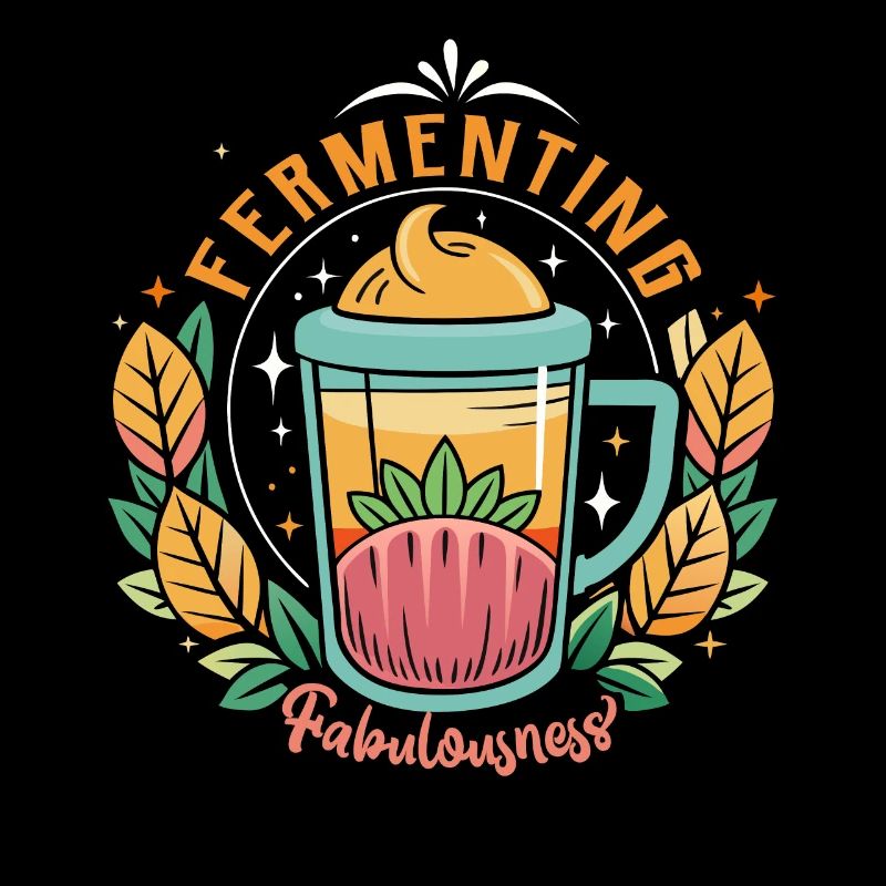 Fruchtiger Tee Glas Vintage Stil