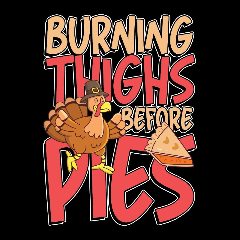 Burning thighs before pies