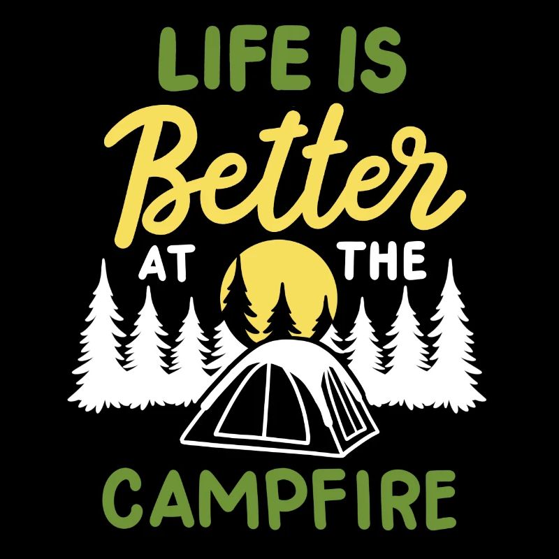 Camping Camper Lagerfeuer