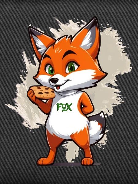 Fox with biscuits