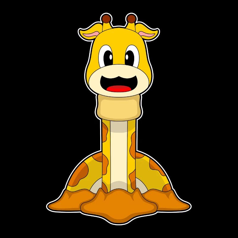 Girafe drôle