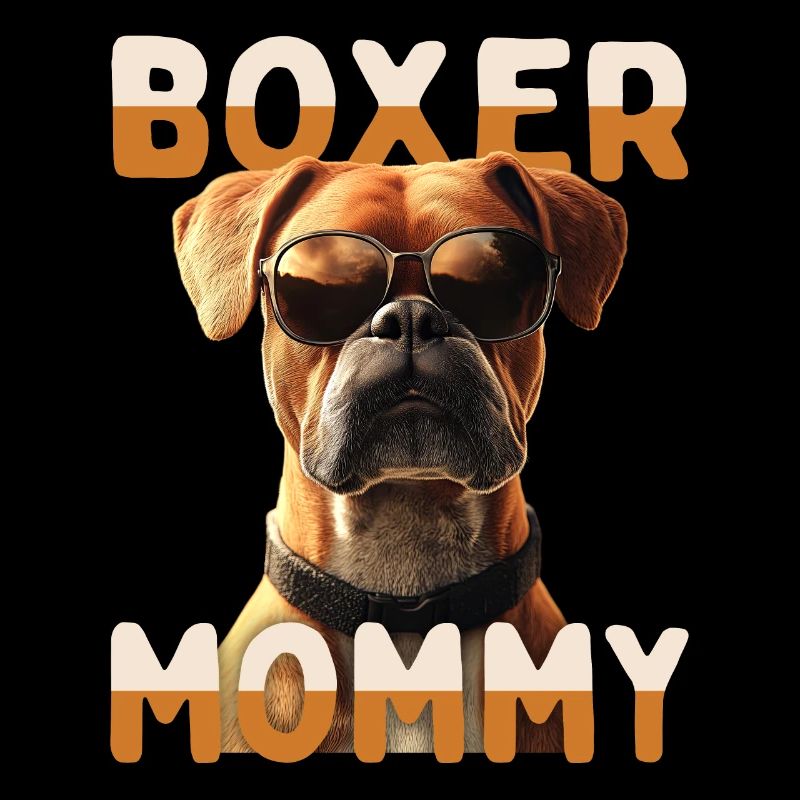Deutscher Boxer Mom Mama Muttertag Boxer Mommy