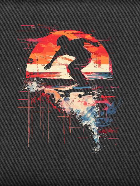 Skateboarder Steamwave